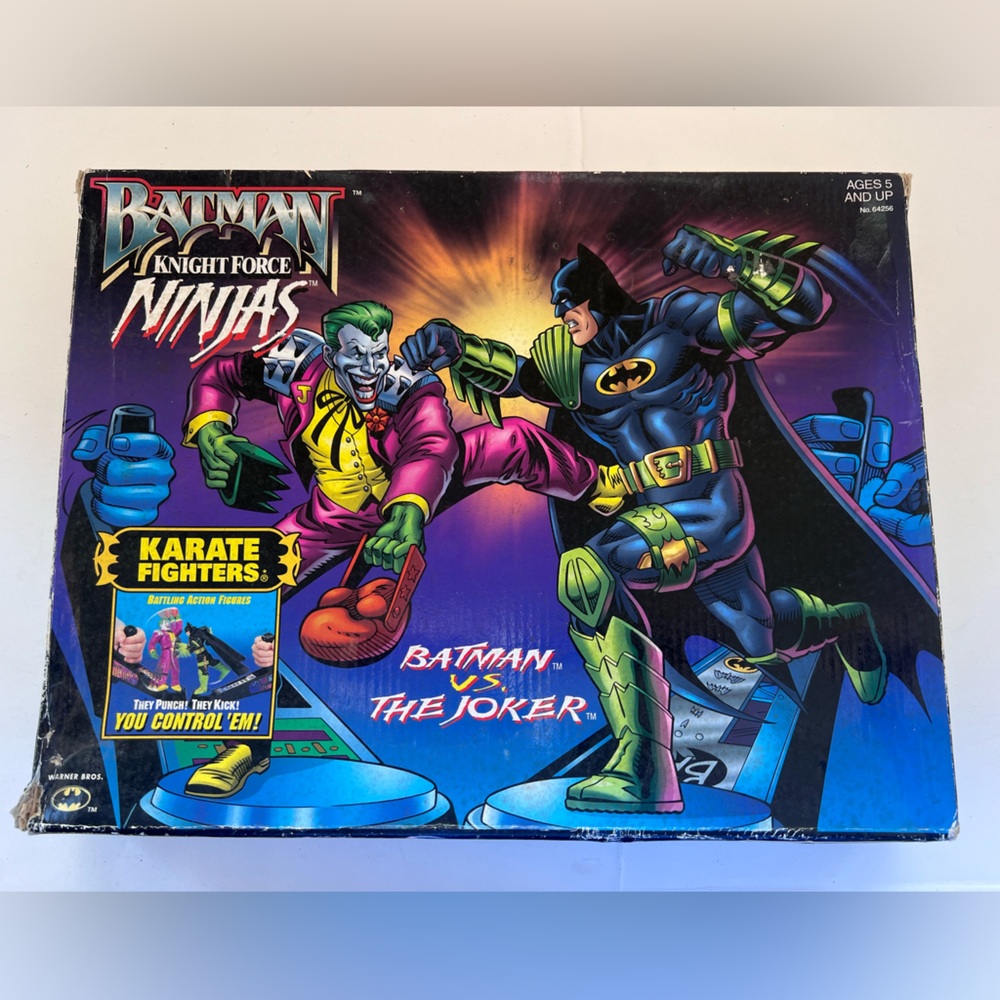 SOLD - VTG 1998 Kenner Batman Knight Force Ninjas Karate Fighters - In Box!
